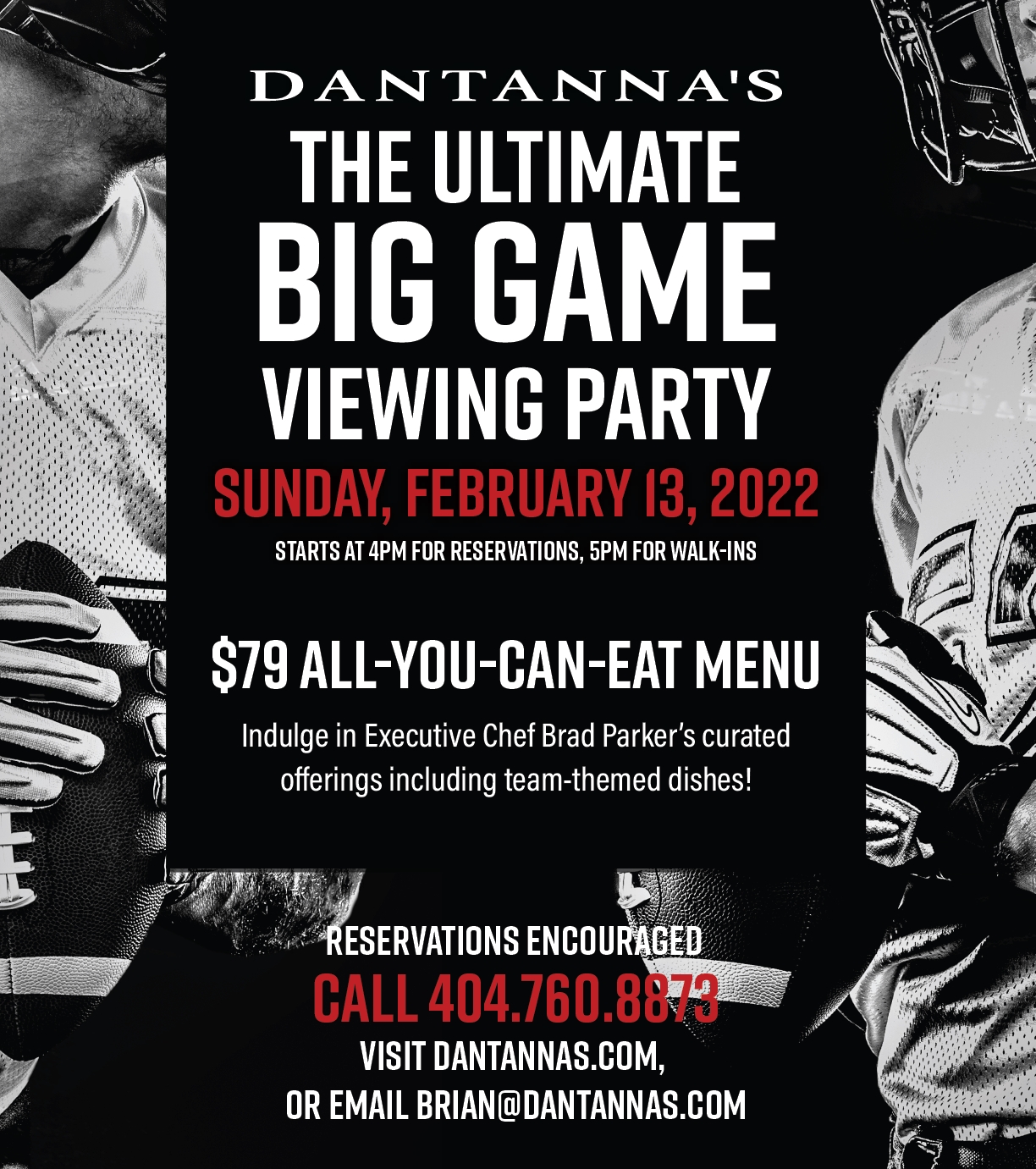 Head To Dantanna’s For The Ultimate Big Game Viewing Party
